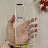 قاب گوشی Galaxy A55 سامسونگ لاکچری شفاف رزینی طرح شاین لنز کرومی طرح گل کد 87668