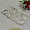 قاب گوشی iPhone 13 آیفون لاکچری شفاف رزینی طرح شاین لنز کرومی طرح قلب کد 87678