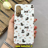 قاب گوشی Galaxy A56 سامسونگ پشت طلق HARD براق IMD فانتزی کپسولی طرح گربه کد 87778
