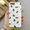 قاب گوشی iPhone 7 Plus / iPhone 8 Plus آیفون پشت طلق HARD براق IMD فانتزی کپسولی طرح گربه کد 87784