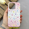 قاب گوشی iPhone 16 Pro آیفون پشت طلق HARD براق IMD فانتزی کپسولی طرح پروانه کد 87831