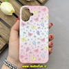 قاب گوشی iPhone 16 آیفون پشت طلق HARD براق IMD فانتزی کپسولی طرح پروانه کد 87828