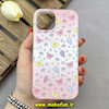 قاب گوشی iPhone 15 آیفون پشت طلق HARD براق IMD فانتزی کپسولی طرح پروانه کد 87816