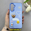 قاب گوشی Galaxy A36 سامسونگ فانتزی سخت Hard SO COOL عروسکی برجسته آبی کد 87738