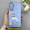 قاب گوشی Galaxy A36 سامسونگ فانتزی سخت Hard SO COOL عروسکی برجسته آبی کد 87739