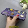 قاب گوشی Galaxy A56 سامسونگ فانتزی سخت Hard SO COOL عروسکی برجسته بنفش کد 87744
