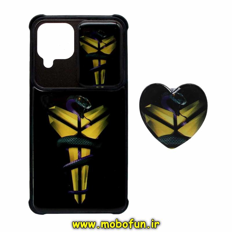 قاب گوشی Galaxy A22 4G / Galaxy M32 4G سامسونگ طرح کارتونی پاپ سوکت دار ایربگ دار کپسولی محافظ لنزدار کشویی طرح اسپرت کد 74937