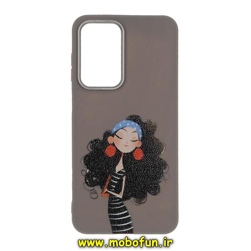 قاب گوشی Galaxy A26 سامسونگ لدر دیزاین SOFT Lether Design فانتزی سیلیکونی طرح دخترونه کد 74955