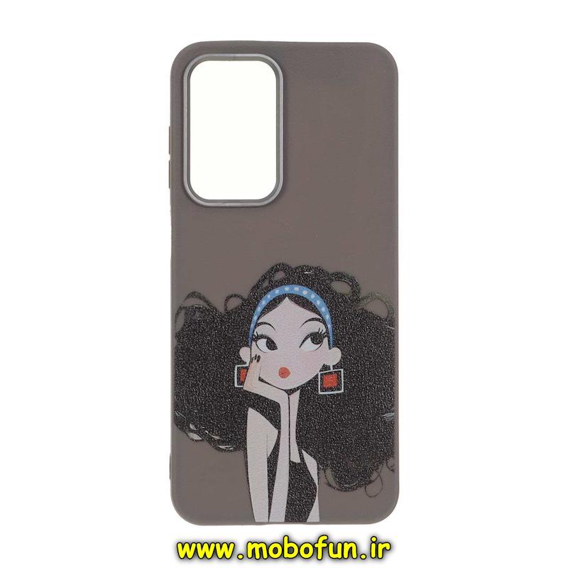 قاب گوشی Galaxy A26 سامسونگ لدر دیزاین SOFT Lether Design فانتزی سیلیکونی طرح دخترونه کد 74967