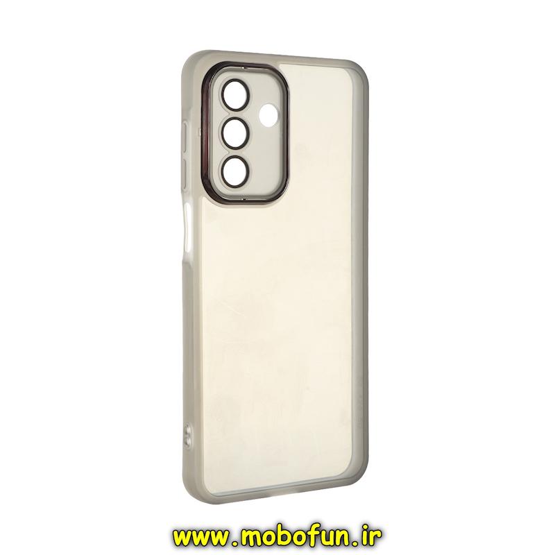 قاب گوشی Galaxy A26 سامسونگ اورجینال متال کیس Metal طرح ژله ای شفاف محافظ لنز دار مشکی کد 74971