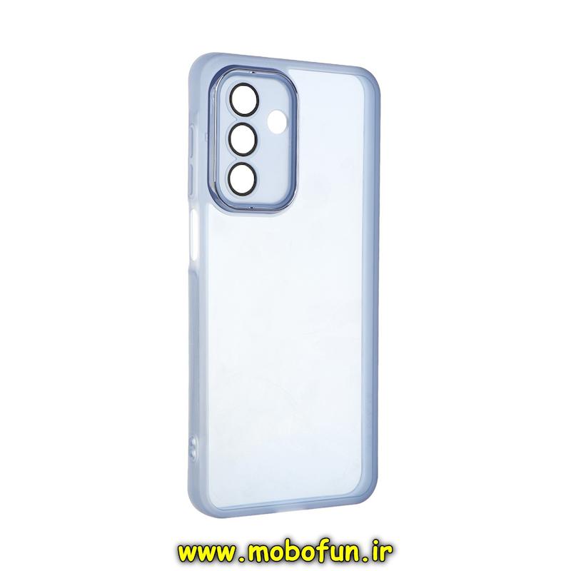 قاب گوشی Galaxy A26 سامسونگ اورجینال متال کیس Metal طرح ژله ای شفاف محافظ لنز دار آبی کد 74973