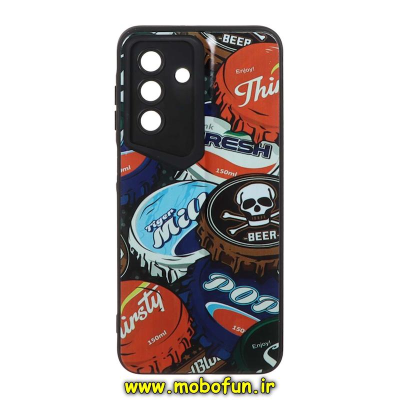 قاب گوشی Galaxy A26 سامسونگ Porsche Design سیلیکونی ژله ای محافظ لنز دار فانتزی طرح اسپرت مشکی کد 74985