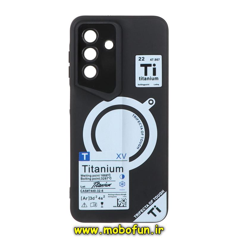 قاب گوشی Galaxy A26 سامسونگ Porsche Design سیلیکونی ژله ای محافظ لنز دار فانتزی طرح مگ سیف مشکی کد 74987