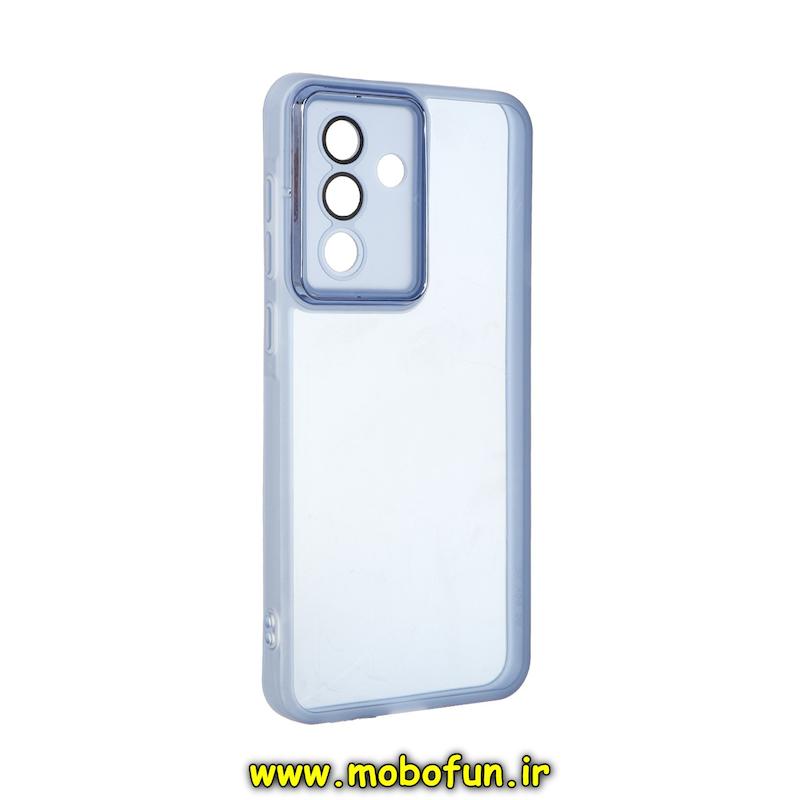 قاب گوشی Galaxy A36 / A56 سامسونگ اورجینال متال کیس Metal طرح ژله ای شفاف محافظ لنز دار آبی کد 75077
