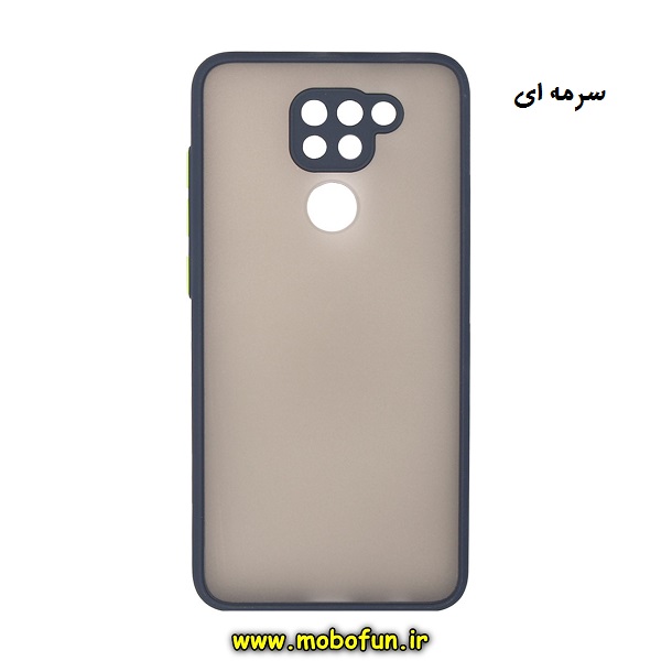 قاب گوشی Redmi Note 9 شیائومی طرح پشت مات دور سیلیکونی محافظ لنزدار کد 36