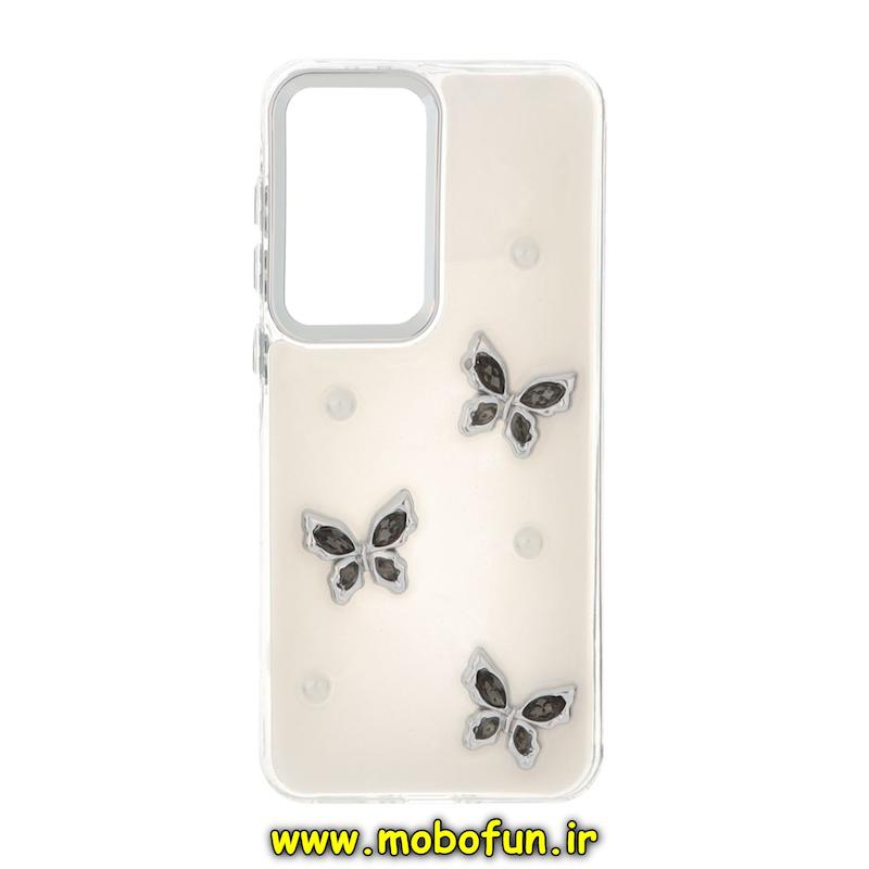 قاب گوشی Galaxy A36 / A56 سامسونگ فانتزی برجسته رزینی Luxury Case لنز و دکمه کرومی کد 75103