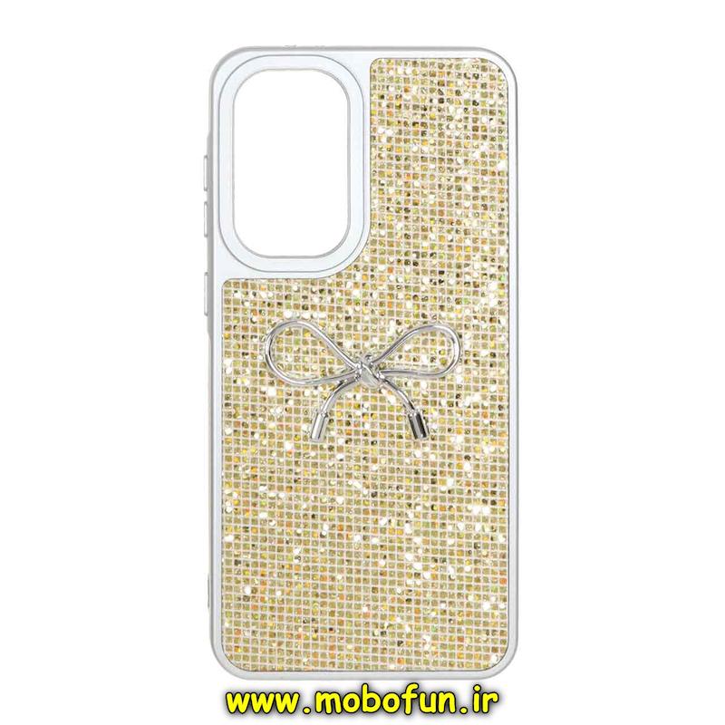 قاب گوشی Galaxy A36 / A56 سامسونگ Bling Diamond پاپیونی طلایی کد 75131