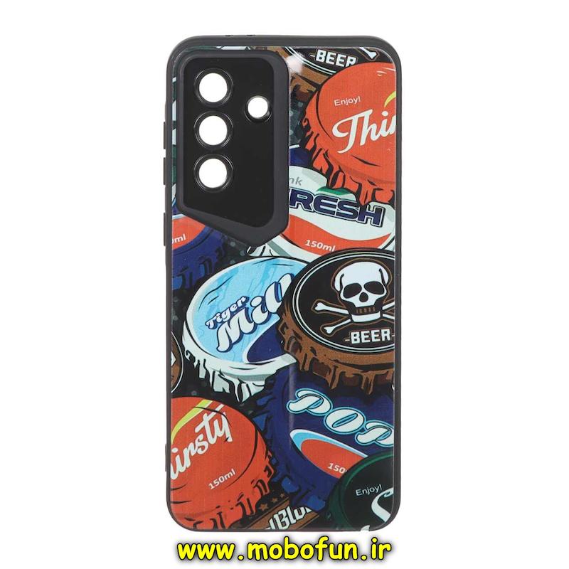 قاب گوشی Galaxy A36 / A56 سامسونگ Porsche Design سیلیکونی ژله ای محافظ لنز دار فانتزی طرح اسپرت مشکی کد 75139