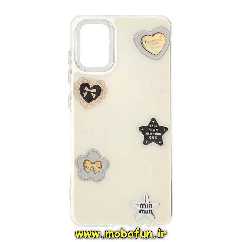 قاب گوشی Galaxy A51 سامسونگ فانتزی برجسته رزینی Luxury Case لنز و دکمه کرومی کد 75158