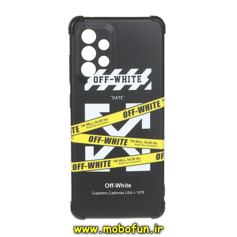 قاب گوشی Galaxy A52 4G / Galaxy A52 5G / Galaxy A52S سامسونگ فانتزی هارد HARD ایربگ دار کپسولی محافظ لنز دار طرح اسپرت off-white کد 75174