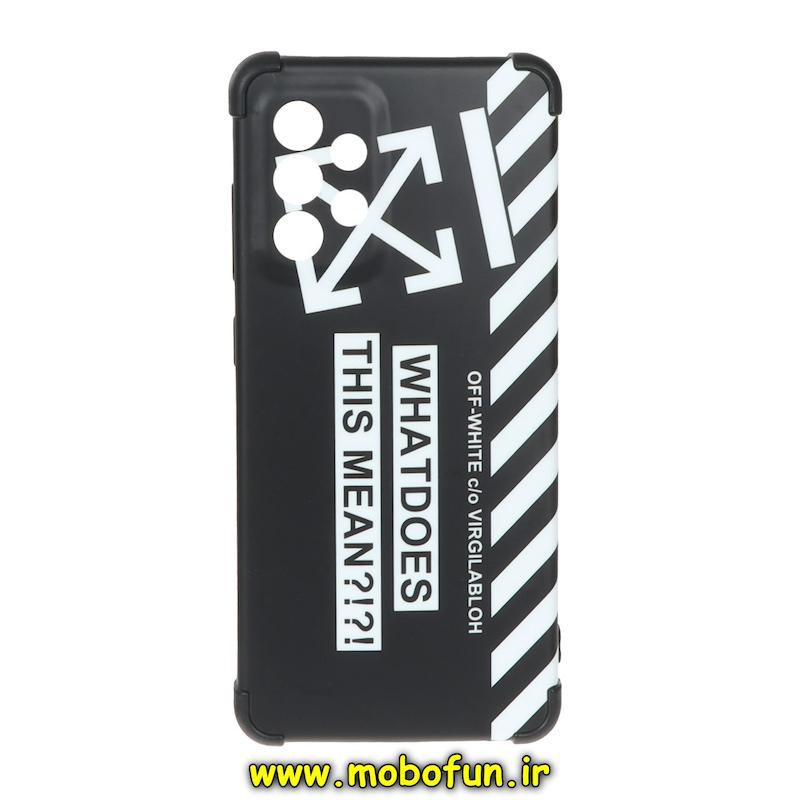 قاب گوشی Galaxy A52 4G / Galaxy A52 5G / Galaxy A52S سامسونگ فانتزی هارد HARD ایربگ دار کپسولی محافظ لنز دار طرح اسپرت OFF-WHITE کد 75177