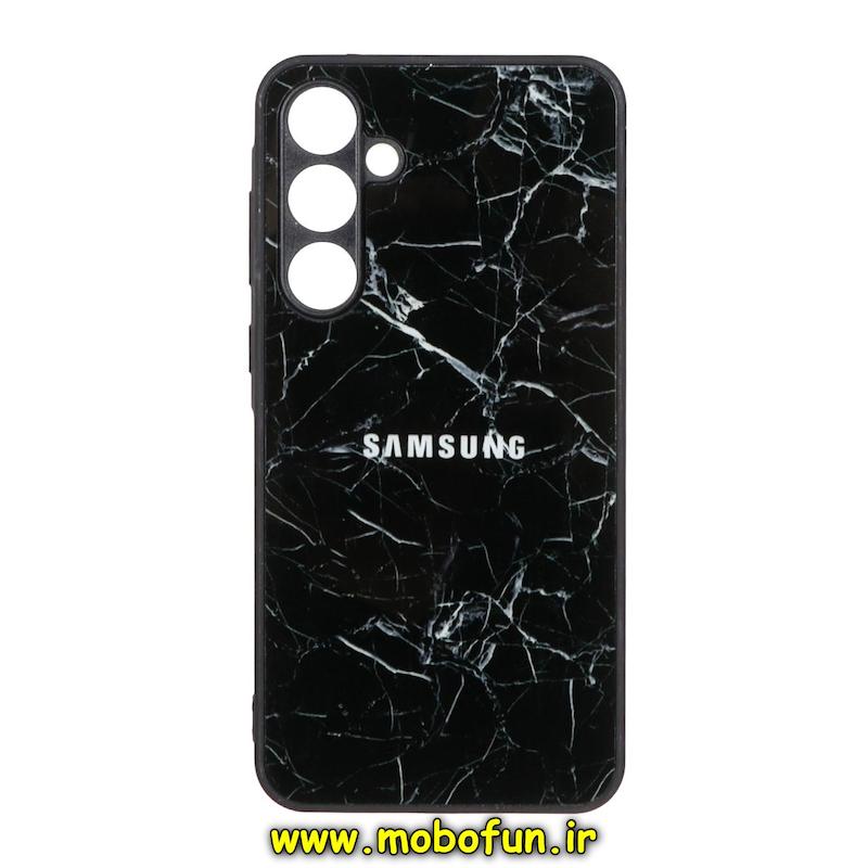 قاب گوشی Galaxy A55 سامسونگ پشت گلس شیشه ای محافظ لنز دار کهکشانی کد 75222