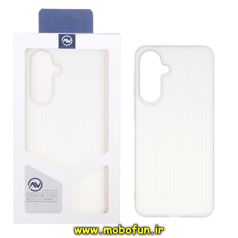 قاب گوشی Galaxy A36 / A56 سامسونگ ژله ای کرکره ای ساده اورجینال یونیک کیس بی رنگ کد 75232