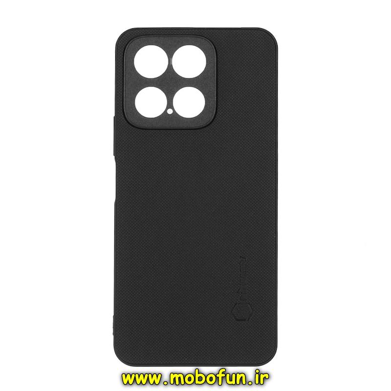 قاب گوشی Honor X5B / Honor X5B Plus آنر اورجینال چرمی سخت Hard سوزنی نیلکین NILLKIN محافظ لنزدار مشکی کد 75314