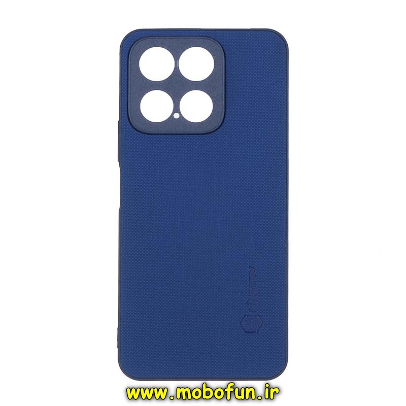 قاب گوشی Honor X5B / Honor X5B Plus آنر اورجینال چرمی سخت Hard سوزنی نیلکین NILLKIN محافظ لنزدار سرمه ای کد 75315