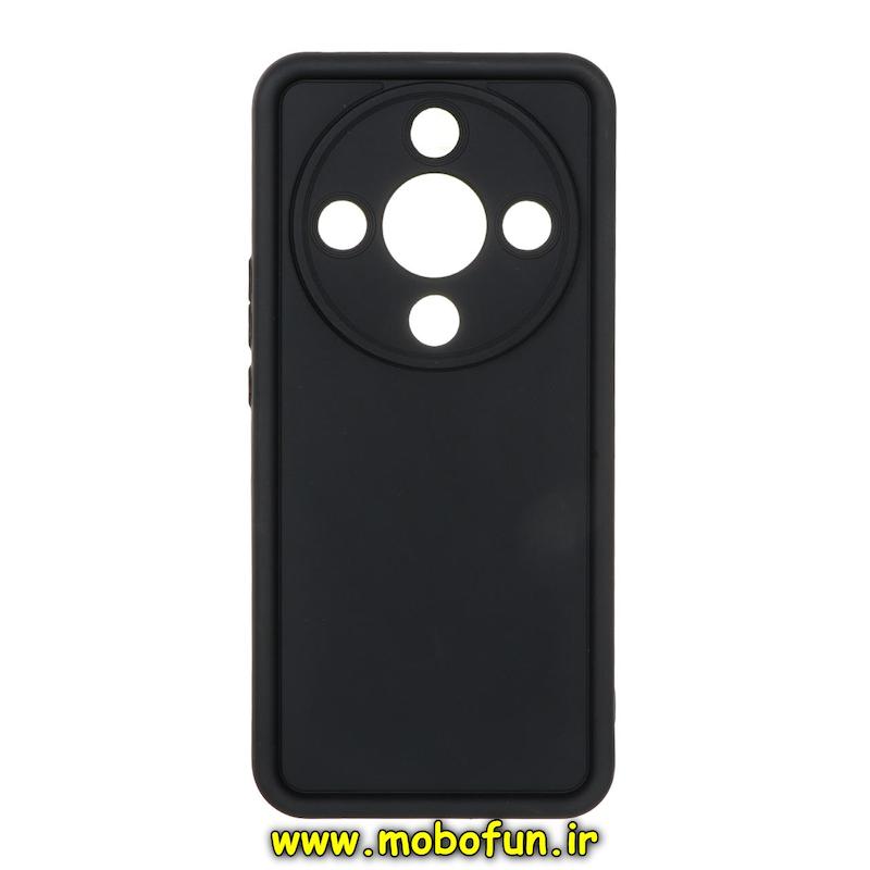 قاب گوشی Honor X9B آنر سیلیکونی ژله ای Solid محافظ لنزدار مشکی کد 75349