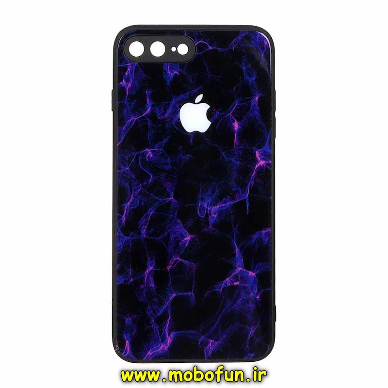 قاب گوشی iPhone 7 Plus / iPhone 8 Plus آیفون پشت گلس شیشه ای محافظ لنز دار کهکشانی کد 75362
