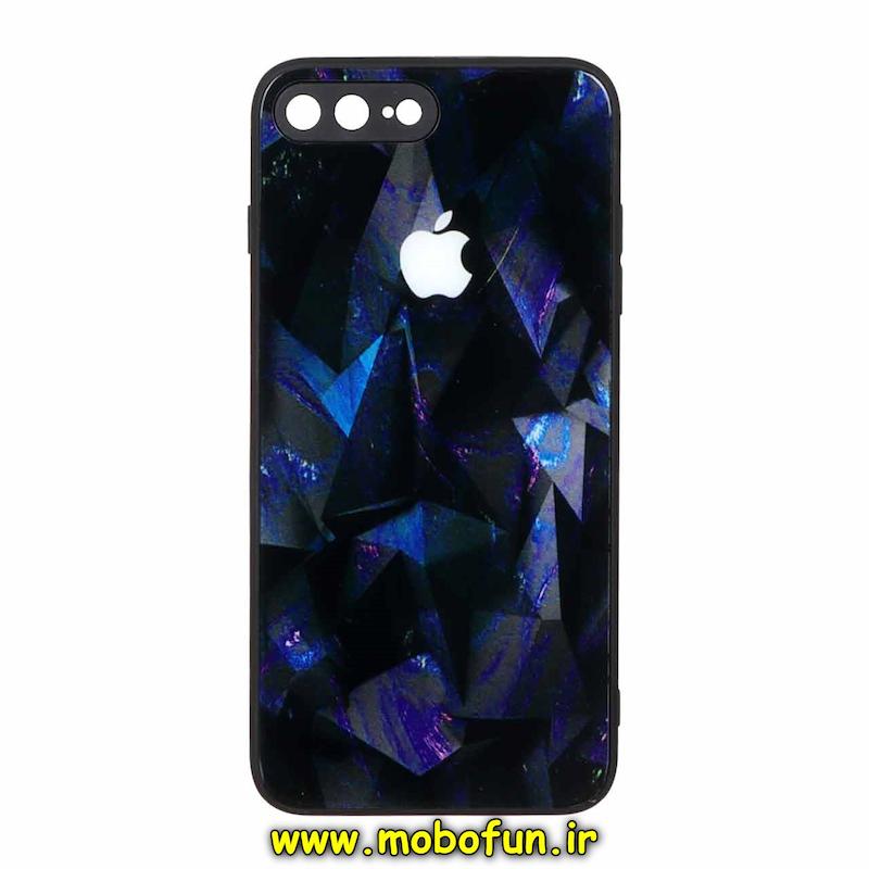 قاب گوشی iPhone 7 Plus / iPhone 8 Plus آیفون پشت گلس شیشه ای محافظ لنز دار کهکشانی کد 75365