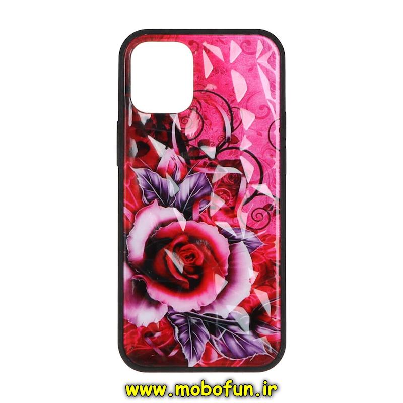 قاب گوشی iPhone 12 Mini آیفون فانتزی الماسی برجسته محافظ لنز دار طرح گل کد 75392