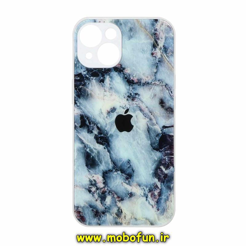 قاب گوشی iPhone 13 آیفون پشت گلس شیشه ای محافظ لنز دار کهکشانی کد 75404