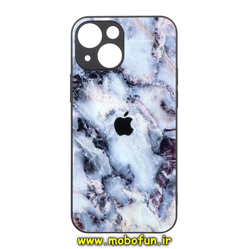 قاب گوشی iPhone 13 Mini آیفون پشت گلس شیشه ای محافظ لنز دار کهکشانی کد 75440