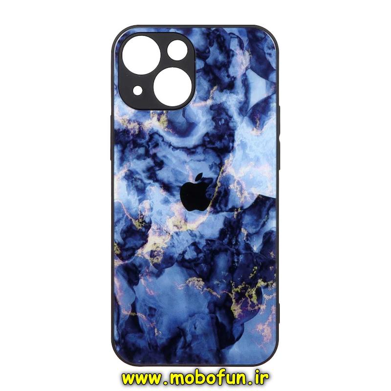 قاب گوشی iPhone 13 Mini آیفون پشت گلس شیشه ای محافظ لنز دار کهکشانی کد 75441