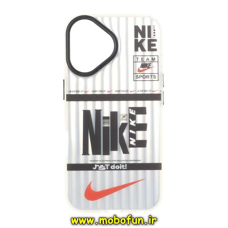 قاب گوشی iPhone 16 آیفون یانگ کیت YOUNGKIT لیزری دور مات ایربگ دار طرح اسپرت SPORT نایکی NIKE کد 75507