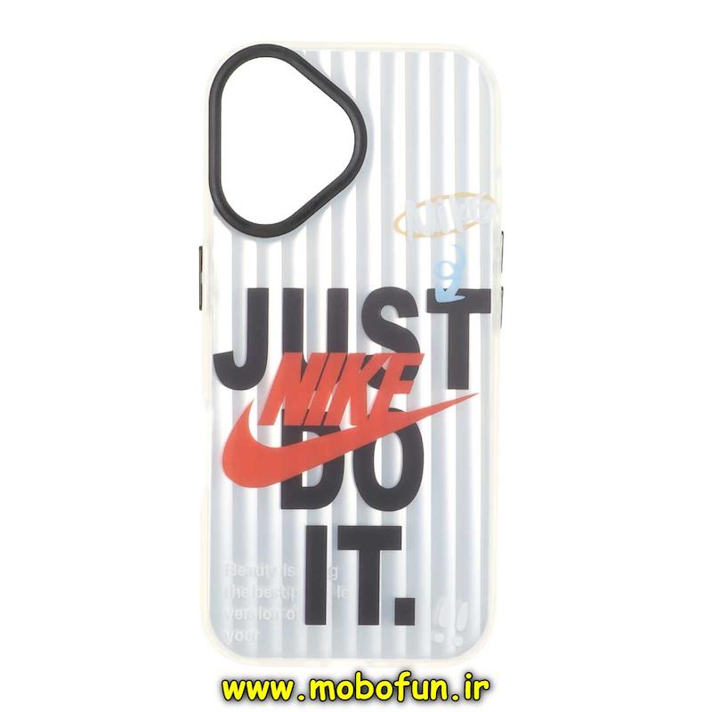 قاب گوشی iPhone 16 آیفون یانگ کیت YOUNGKIT لیزری دور مات ایربگ دار طرح اسپرت SPORT نایکی NIKE کد 75508