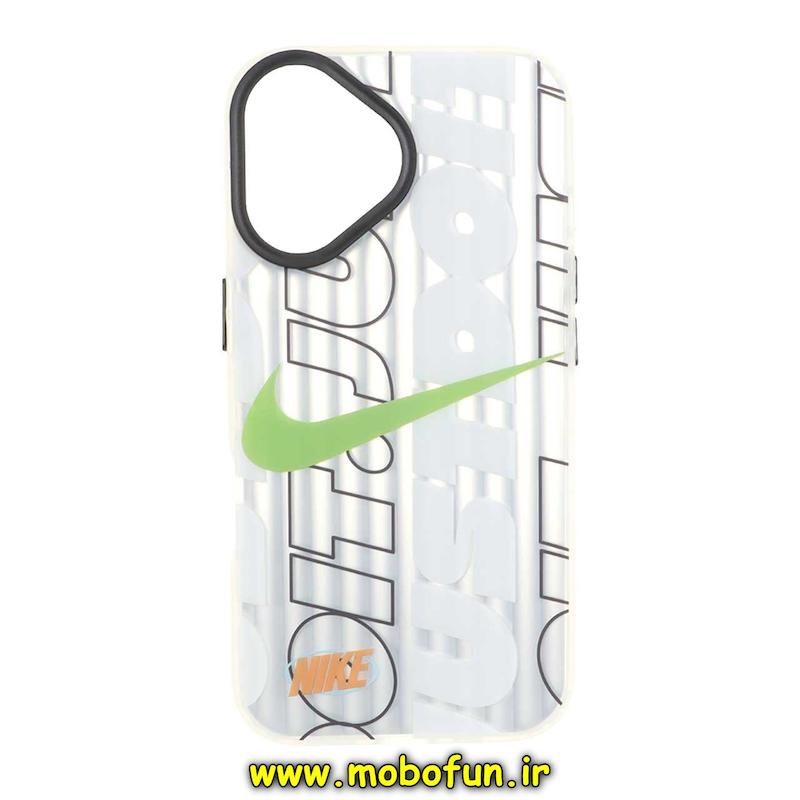 قاب گوشی iPhone 16 آیفون یانگ کیت YOUNGKIT لیزری دور مات ایربگ دار طرح اسپرت SPORT نایکی NIKE کد 75509