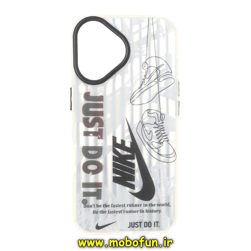 قاب گوشی iPhone 16 آیفون یانگ کیت YOUNGKIT لیزری دور مات ایربگ دار طرح اسپرت SPORT نایکی NIKE کد 75510