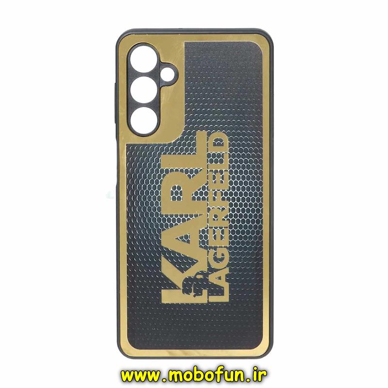 قاب گوشی Galaxy M54 5G / Galaxy F54 5G سامسونگ پشت گلس سرامیکی طلاکوب محافظ لنزدار طرح کارل KARL کد 75651