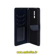 کیف گوشی Huawei Mate 10 Lite هوآوی مگنتی طرح چرم کتابی محافظ لنزدار بنددار سرمه ای کد 75657