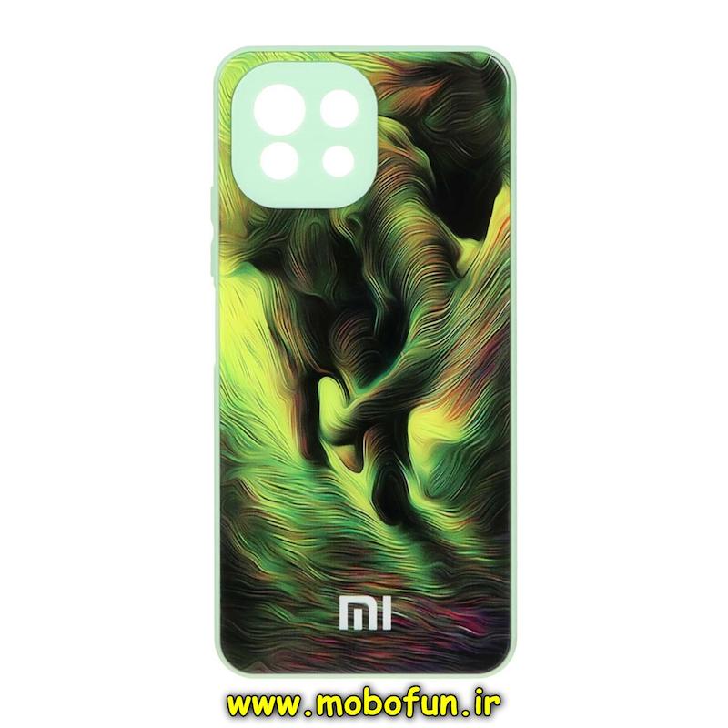 قاب گوشی Mi 11 Lite 4G / Mi 11 Lite 5G / Mi 11 Lite Ne شیائومی پشت گلس شیشه ای محافظ لنز دار کهکشانی کد 75663