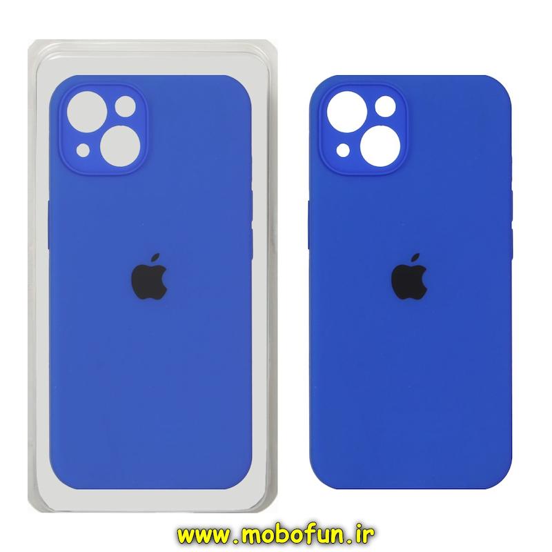 قاب گوشی iPhone 15 آیفون سیلیکونی اورجینال پاک کنی درجه یک زیربسته محافظ لنز دار آبی کاربنی کد 75791