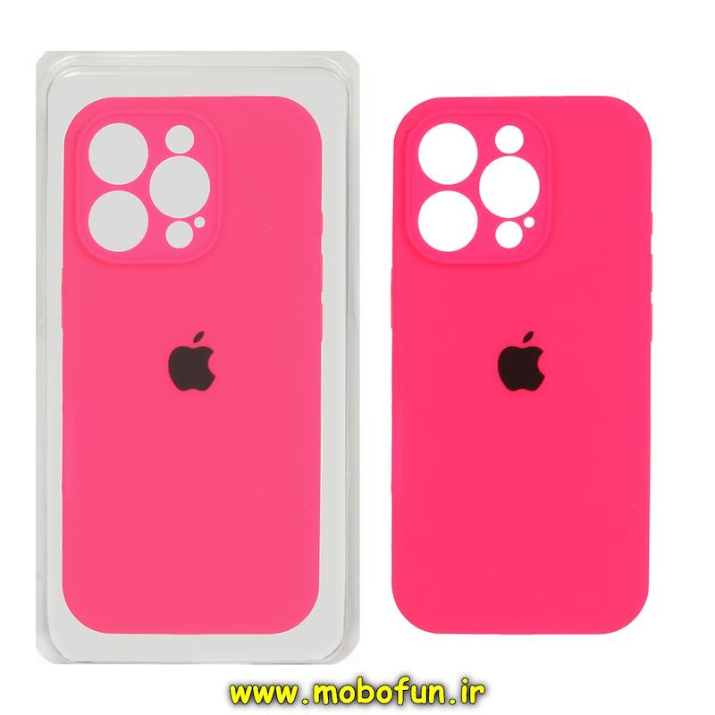 قاب گوشی iPhone 16 Pro Max آیفون سیلیکونی اورجینال پاک کنی درجه یک زیربسته محافظ لنز دار صورتی فانتزی کد 75854