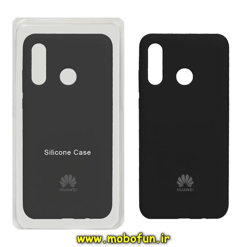 قاب گوشی Huawei P30 Lite هوآوی سیلیکونی اورجینال پاک کنی درجه یک زیر بسته مشکی کد 75886