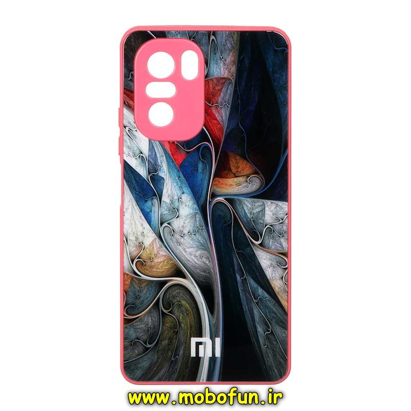 قاب گوشی Poco F3 / Mi 11i شیائومی پشت گلس شیشه ای محافظ لنز دار کهکشانی کد 75896