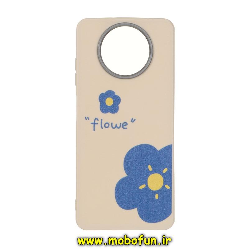 قاب گوشی Poco X3 / Poco X3 Pro شیائومی لدر دیزاین SOFT Lether Design فانتزی سیلیکونی طرح گل زیبا کد 75925