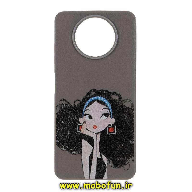 قاب گوشی Poco X3 / Poco X3 Pro شیائومی لدر دیزاین SOFT Lether Design فانتزی سیلیکونی طرح دخترونه کد 75931