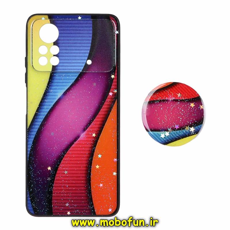 قاب گوشی Xiaomi Poco X4 Pro شیائومی طرح رزینی ماربل پاپ سوکت دار آبرنگی کد 76014